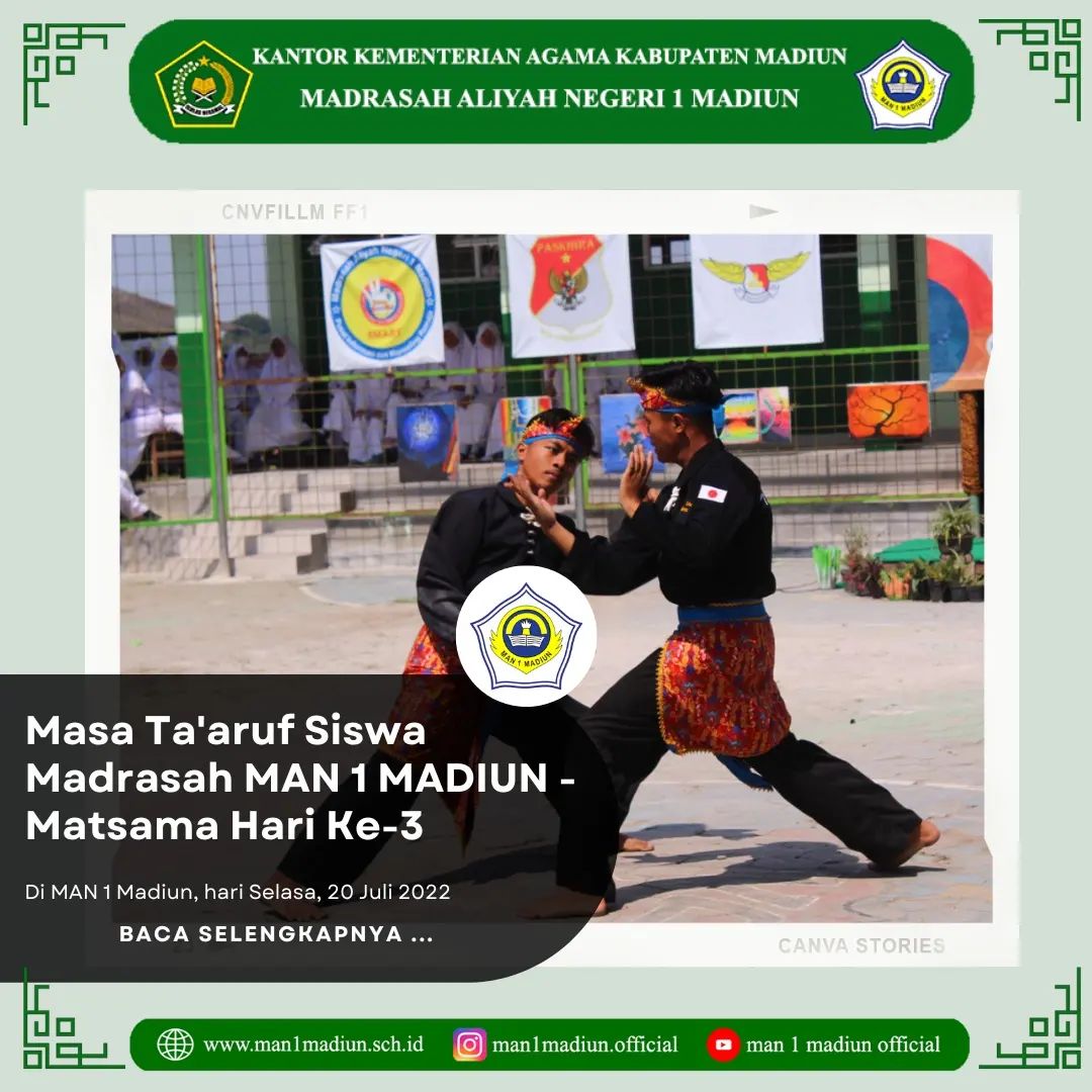 You are currently viewing MASA TA’ARUF SISWA MADRASAH MAN 1 MADIUN – HARI KE-3